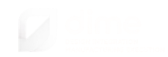 dime white logo